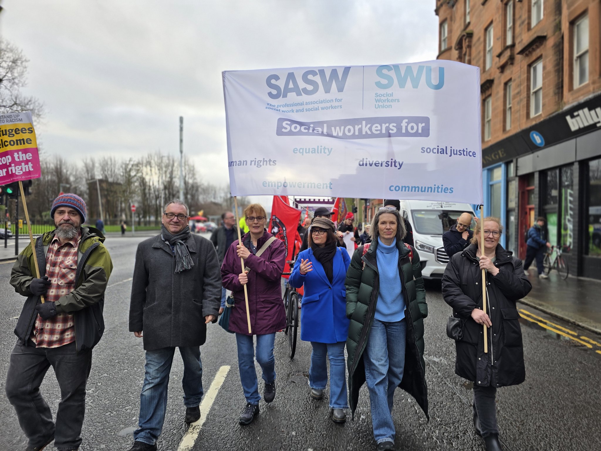 Swu Anti-Racism and Anti-Fascism Rally 2024 - SWU Social Workers Union