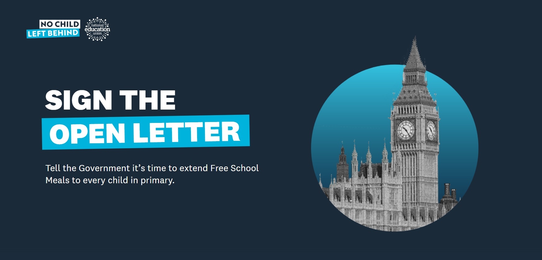 Sign the open letter: Tell the Government it's time to extend Free School Meals to every child in primary.