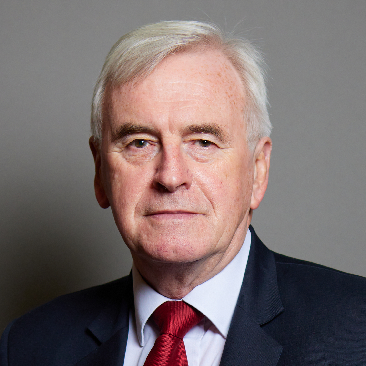 Official portrait photo of The Rt Hon John McDonnell, photo is ©House of Commons